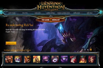 Nhạc nền trang chủ Liên Minh Huyền Thoại đổi không phải do bị hack