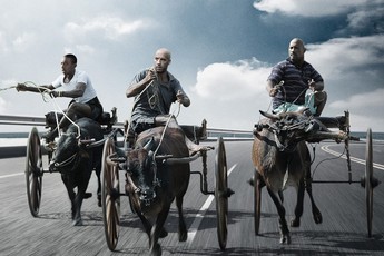 Chết cười với ảnh chế Fast & Furious 7 phiên bản... xe ngựa