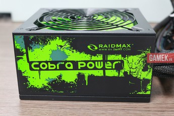 Trên tay Raidmax RX-500AFB: Nguồn xanh lá nổi bật cho game thủ