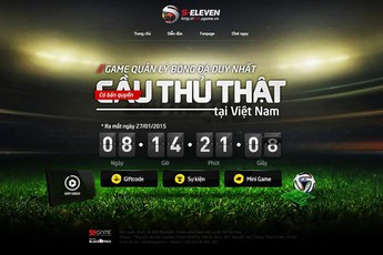 S-Eleven ra mắt trang chủ, chính thức chào sân ngày 27/1
