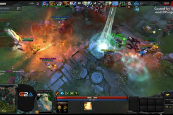 Trận đấu kéo dài hơn 3 tiếng khiến bản đồ DOTA 2 "không chịu nổi nhiệt"