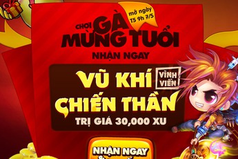 Gunny mạnh tay tặng Vũ Khí Chiến Thần cực khủng