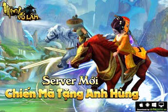 Mộng Võ Lâm ra mắt máy chủ mới Hư Trúc, tặng VIPCode giá trị