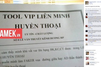 Liên Minh Huyền Thoại: Quảng cáo bằng Tool Hack – Kế mưu sinh của chủ quán net?