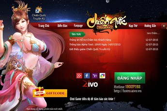 Webgame 3D Chiến Quốc Truyền Kỳ chính thức Closed Beta ngày 20/7