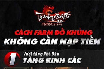 [Infographic] Cách farm đồ khủng không cần nạp tiền
