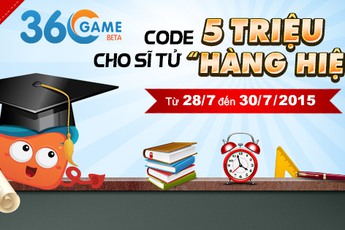 Cổng 360Game đồng hành cùng sĩ tử mùa thi 2015