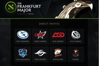 DOTA 2 The Frankfurt Major công bố danh sách những tấm vé trực tiếp