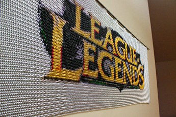 Chiêm ngưỡng tuyệt phẩm bức tranh Liên Minh Huyền Thoại gần 28000 chiếc nhẫn của gamer