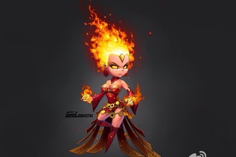 Chiêm ngưỡng các Hero DOTA 2 theo phong cách Chibi “Siêu dễ thương”