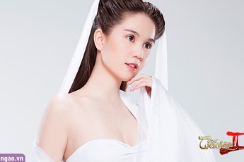 Loạt ảnh Ngọc Trinh hóa "cô cô đùi gà" Tiểu Long Nữ