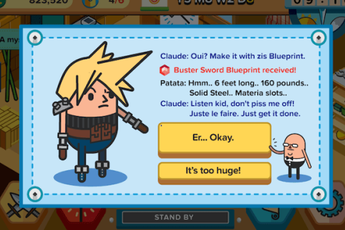 Potatoes! A Weapon Shop: Rèn vũ khí cho nhân vật game