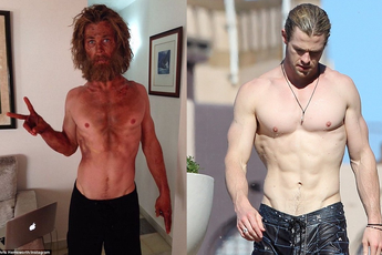 Fan sốc với thân hình tả tơi của Thor - Chris Hemsworth