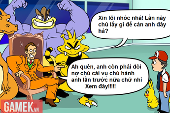 Truyện tranh hài - Khi nhân vật trong Pokemon trở nên thông minh hơn