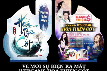 Webgame Hoa Thiên Cốt khai màn với sự kiện ra mắt khủng