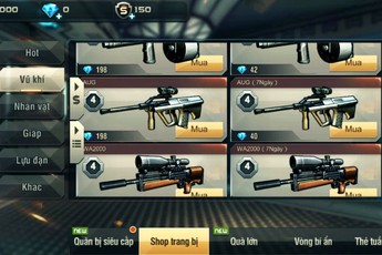 Những trang bị cực khủng mà game thủ Tập Kích đều thèm muốn