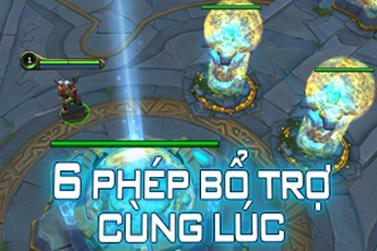 Huyền Thoại MOBA cho dùng 6 phép bổ trợ cùng lúc thay vì 2 như LMHT