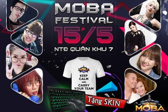 Đi xem Đông Nhi hát, bạn gái QTV rap, Misthy thi đấu và Viruss làm caster tại MOBA Festival