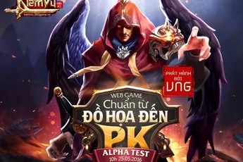 Kiếm Vũ Alpha Test 10h ngày 25/05, game thủ Việt đứng ngồi không yên