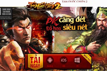 Bất ngờ lộ diện game Tam Quốc Chiến 2 tại Việt Nam