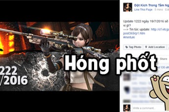Admin Fanpage vô tình để lộ vũ khí hot chuẩn bị update của Đột Kích