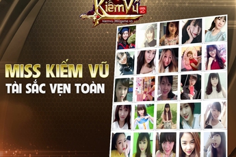 Lộ diện những mỹ nhân tài sắc vẹn toàn của Kiếm Vũ