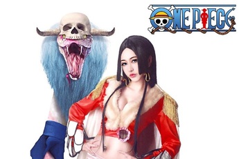 Lạ mắt với cosplay Boa Hancock trong truyện tranh One Piece