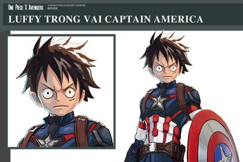 Thưởng thức tác phẩm "One Piece Avengers" độc nhất vô nhị