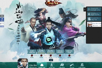 Cửu Âm VNG chính thức ra mắt trang chủ tại Việt Nam, Alpha Test vào ngày mai