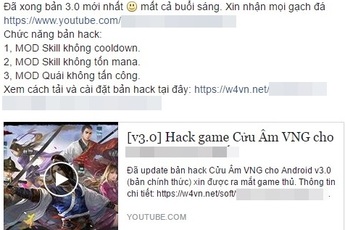 Bom tấn Cửu Âm VNG vừa ra mắt đã xuất hiện hack tràn lan