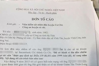 Một game thủ Việt bị chiếm đoạn 33 triệu đồng gửi đơn tố cáo