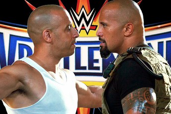 Rộ tin đồn The Rock thách đấu Vin Diesel trên sàn đấu vật WWE