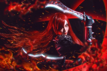 Cosplay Katarina đầy ma mị trong Liên Minh Huyền Thoại