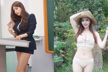 Cô giáo xinh đẹp nhất Hàn Quốc, ngày đi dạy học, tối về làm nữ streamer