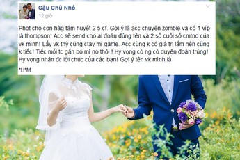 Chia tay game để lấy vợ, anh chàng này có cách kỷ niệm không thể hài hước hơn