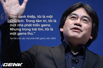 Hôm nay, nhân loại tưởng nhớ 1 năm ngày mất của vị "cha già" làng game: Satoru Iwata