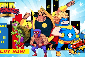 Pixel Super Heroes - Game "bựa" về đề tài siêu anh hùng trên mobile