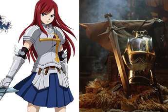 Tái hiện lại bộ giáp và thanh kiếm của Erza trong Fairy Tail