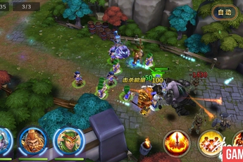Lãnh Chủ Tranh Bá - Game 3D chiến thuật thẻ bài hệt như "Warcraft"
