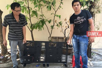 Chàng trai Việt với dự án ghép case máy tính nặng tới 100kg