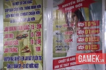 Bá đạo quán net Việt dán ảnh poster Maria Ozawa cùng bánh mỳ JAV