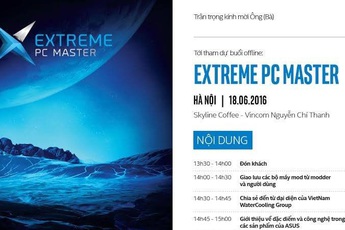 Yêu thích máy tính tuyệt đẹp hay phím cơ siêu độc, đây là buổi offline dành cho bạn