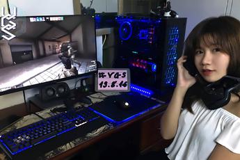 Ngắm bộ máy tính tuyệt đẹp của cô nàng người Việt mê game FPS