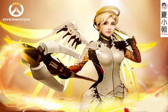 Trọn bộ ảnh cosplay Overwatch tuyệt đẹp của người mẫu game Hạ Tiểu Vi