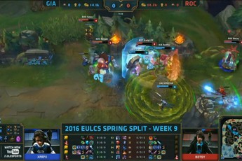 LCS châu Âu mùa xuân 2016 (Tuần9/Ngày2): GIANTS đè bẹp ROCCAT, G2 Esports lội ngược dòng ngoạn mục