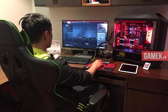 Ấn tượng trước bộ máy tính 'núi lửa' 80 triệu đồng của game thủ Việt