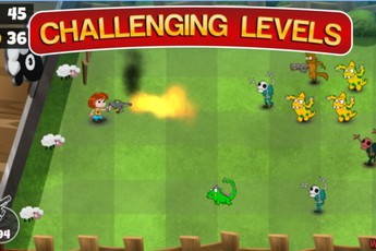 Rocket Girl: Don't Attack Sheeps - Vào vai cô gái chống lại zombie