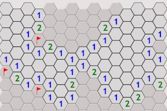 Hexa Minesweeper - Dò mìn của người Việt khó hơn với tạo map tổ ong
