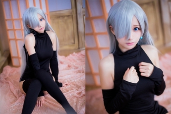 Chảy máu mũi với cosplay Công chúa tóc bạc trong Thất Hình Đại Tội