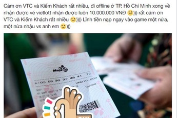 Nam game thủ vừa trúng Vietlott đã chi ngay nửa tiền vào game